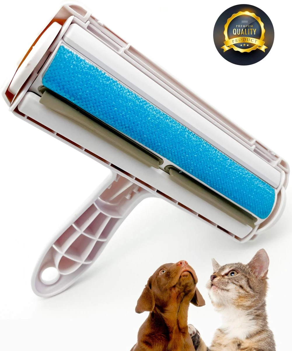 Luxgoods Huisdierhaar Verwijderaar - Blauw - Kunststof- Huisdierhaar Verwijderaar - Hondenhaar - Pluizenborstel - Afbeelding 6