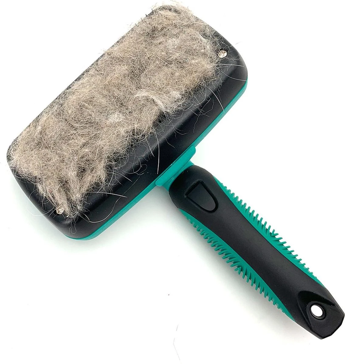 ElegaPet Hondenborstel Groen - Hondenhaar Verwijderen - Kat En Hondenkam - Slickerborstel Hond En Kat - Groomer - Ondervacht Kam Hond - Borstel Hond - Hondenborstel Langharig En Kortharig - Slickerborstel - Anti Klit/Knopen/Huidschilfers - Afbeelding 3