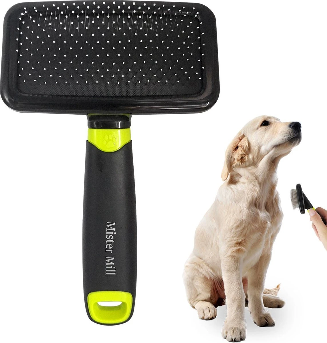 Mister Mill Professionele Set Honden Kattenborstel - Ondervachtkam Plus Slickerborstel - Afbeelding 9