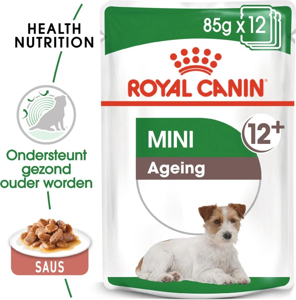 Royal Canin Shn Mini Ageing 12plus Pouch - Hondenvoer - 12x85 G - Afbeelding 7