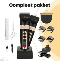 Hondentondeuse Professioneel - 2 In 1 - Honden & Katten - Hondentrimmer - Dikke & Dunne Vacht