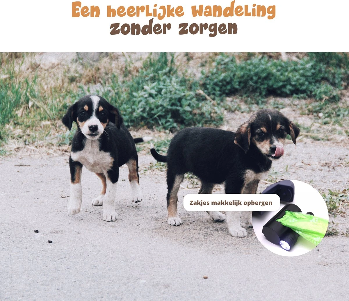 Dubbele Honden Riem – Leiband Hond – Hondenlijn – Looplijn Hond – 2 Honden – 3 Meter – Tot 12kg Per Hond – Reflecterende Lijnen – Met Zaklamp – 360° Draaien – Verstelbaar - Zwart - Afbeelding 5
