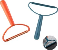 Doodadeals® | Huisdierhaar Verwijderaar | Kattenhaar Verwijderaar | Tapijt, Meubels En Jas | Blauw Of Oranje | 1 Stuk