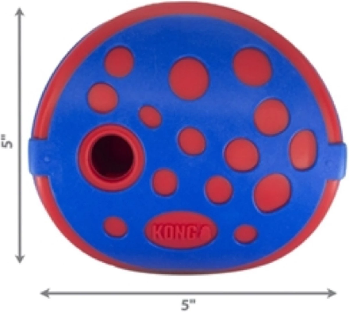 Kong Rewards Wally Blauw / Rood - 12.5X12.5X12.5 CM - Afbeelding 2