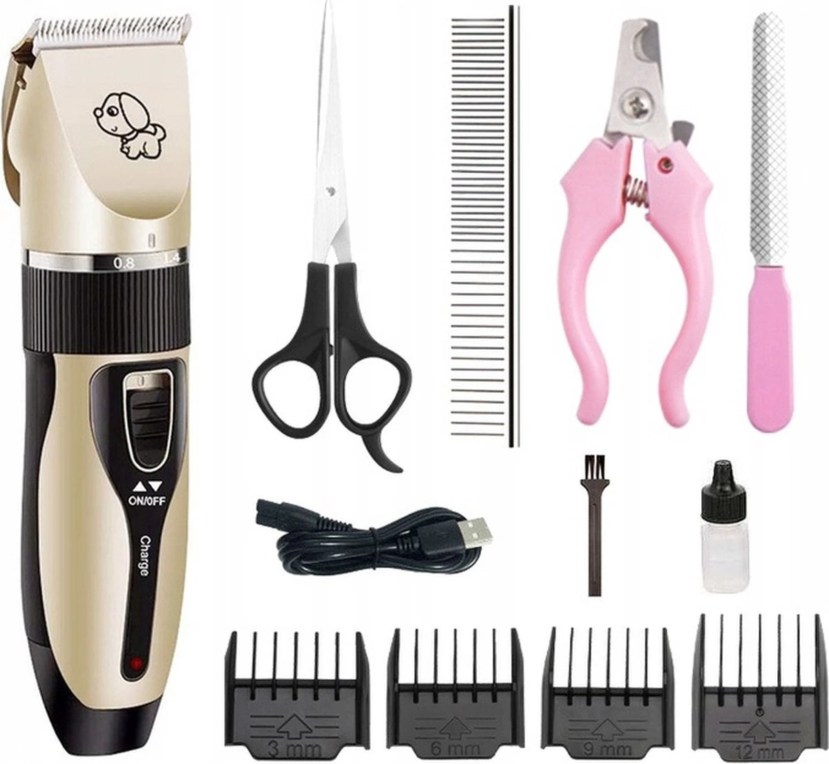 SixthLevel Hondentondeuse - Hondentrimmer - Trimmer Hond - Honden - Dieren - Afbeelding 5