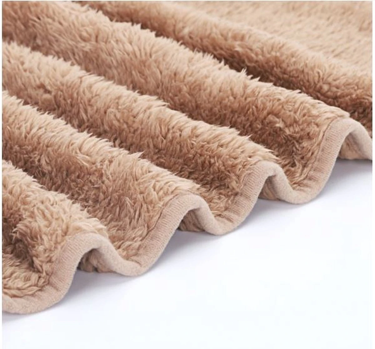 Nobleza Dierendeken - Pluche Deken - Hondendeken - Kattendeken - Deken Hond - Deken Kat - Dierendeken - Bruin - Maat L - Afbeelding 3