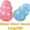 Kong Puppy - Kauwbot Hondenspeelgoed Small - Kauwbot - 85mm X 42mm - Groen/Wit