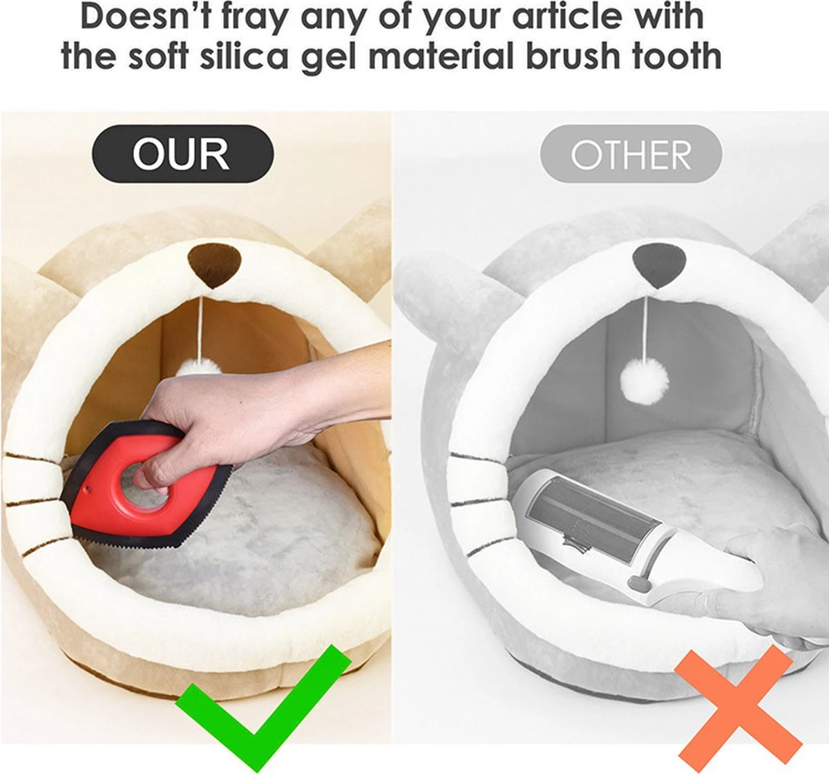 Huisdierhaar Verwijderaar - Mascota Brush XL - Zwart - Huisdier Haarverwijderaar - Katten En Honden Haren - Kleding Pluizenborstel - Pluizenroller - Kattenharen Hondenharen Verwijderen - Huisdierhaar - Kleefroller - Pluizen Borstel - Afbeelding 5