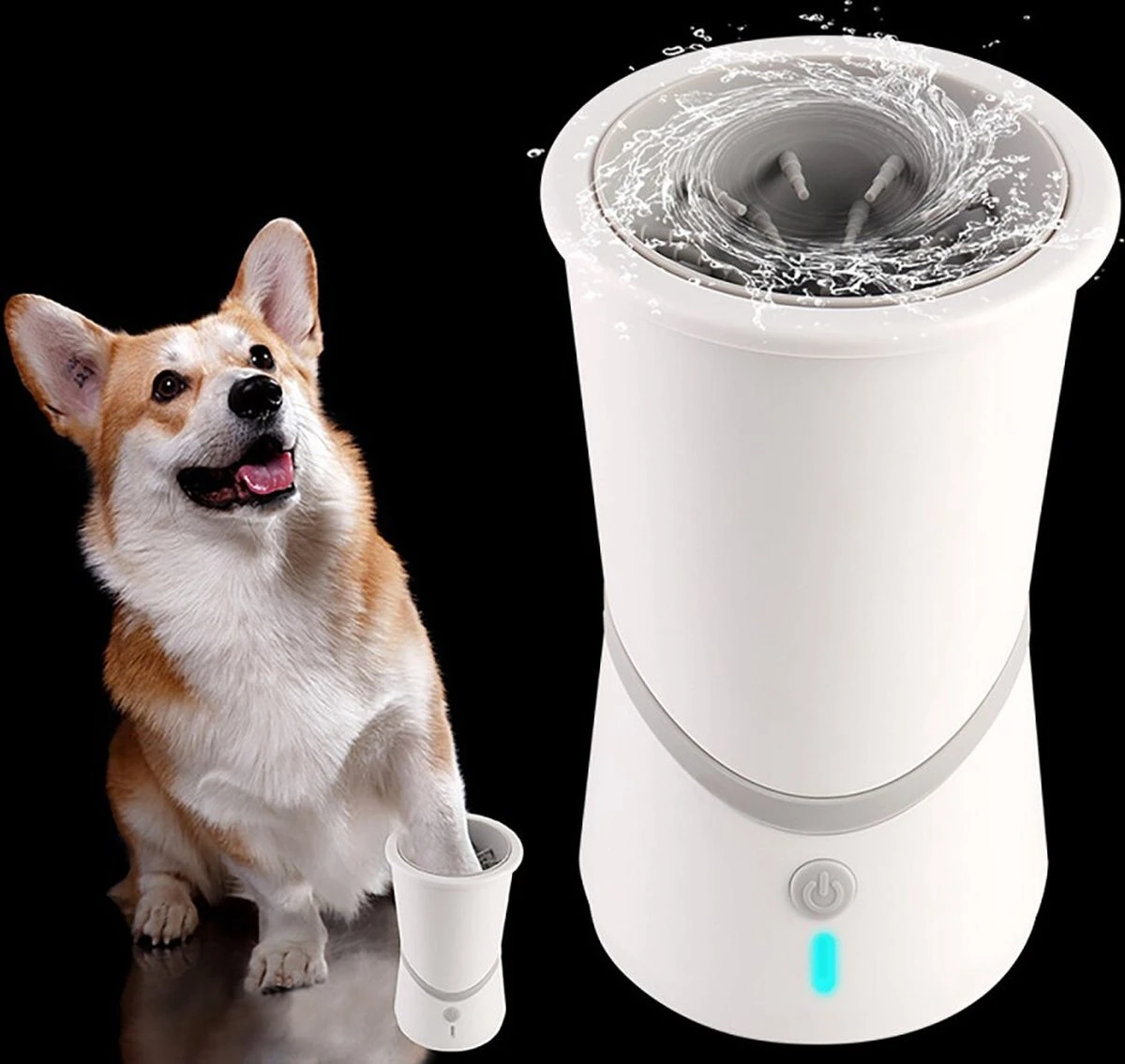 Hondenpoten Reiniger - Wasser - Hond – Pet Paw Washer – Hondenborstel – Honden Borstel - Verzorging - Afbeelding 3