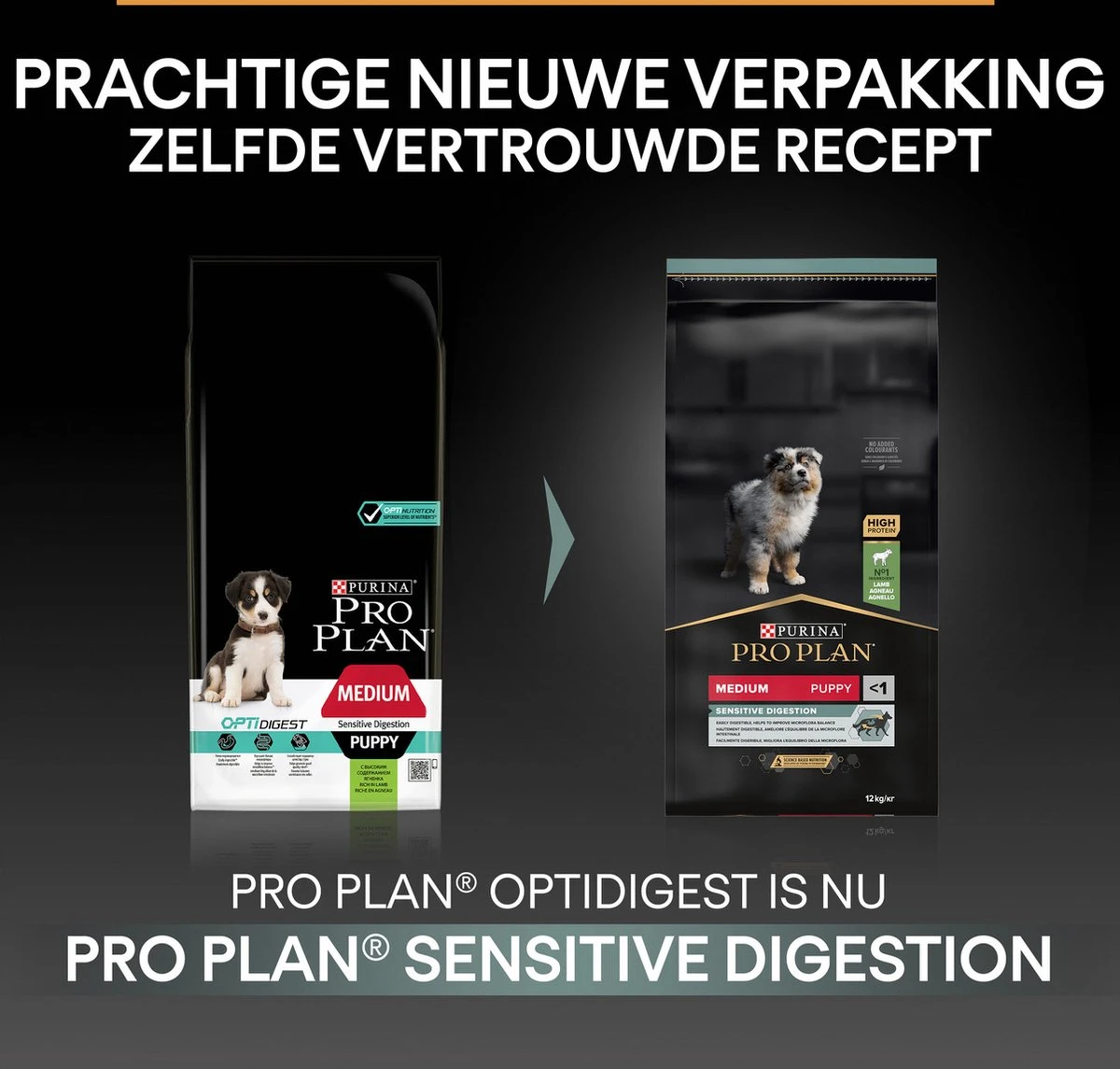 Pro Plan Medium Puppy Sensitive Digestion - Honden Droogvoer - Lam - 4 X 3 Kg - Afbeelding 5