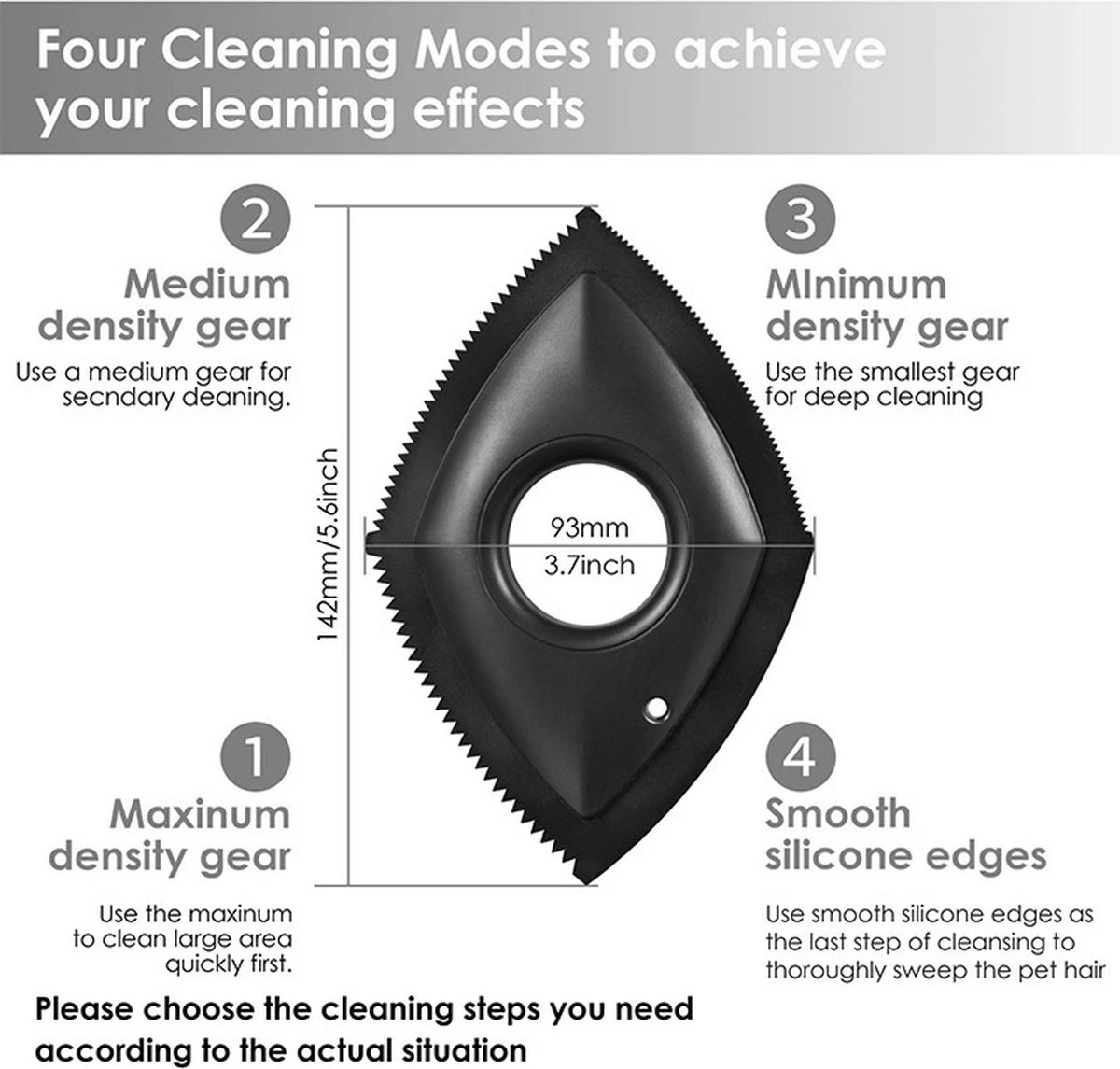 Huisdierhaar Verwijderaar - Mascota Brush XL - Zwart - Huisdier Haarverwijderaar - Katten En Honden Haren - Kleding Pluizenborstel - Pluizenroller - Kattenharen Hondenharen Verwijderen - Huisdierhaar - Kleefroller - Pluizen Borstel - Afbeelding 3
