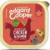 11x Edgard & Cooper Kuipje Vers Vlees Senior Hondenvoer Kip - Zalm 150 Gr