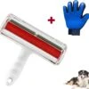 Merkloos Haarverwijderaar-set - Pluizen En Haren Verwijderaar + Rechter Vachthandschoen - Kleding Borstel & Roller – Dierenhaar Verwijderaar - Pluizenborstel – Pluizenverwijderaar –Huisdier - Kattenharen - Hondenharen - Kledingborstel
