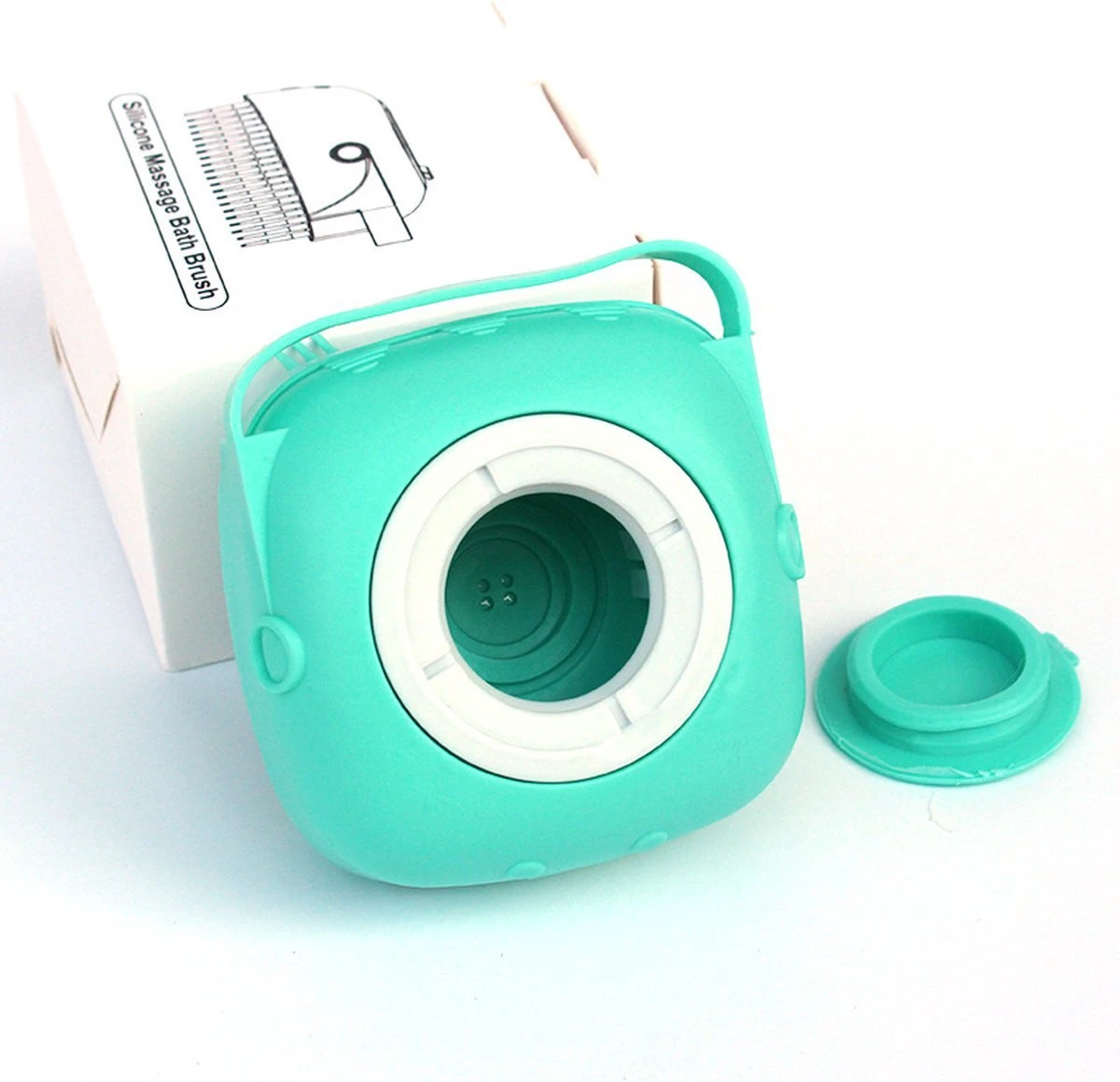 Merkloos Dierenborstel - Douche - Bad - Hond - Kat - Vachtverzorging - Scrubber - Borstel - Afbeelding 3