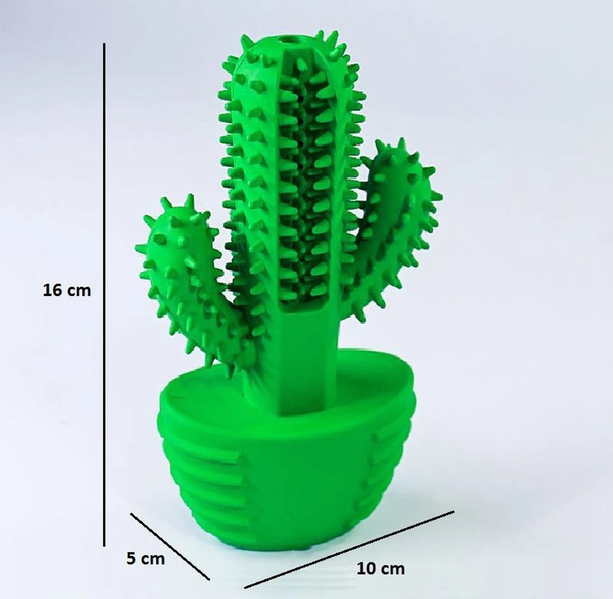 Tandenborstel + TANDPASTA Hond Melk Geur Smaak En Piep Honden Speelgoed - Cactus Dog Toy Tandverzorging Kauwbotten Hondenspeelgoed Hondenbot Kauwstaaf Tanden Puppy Hondenspeeltje Sterk Kauwspeelgoed - Dutchwide - Afbeelding 6