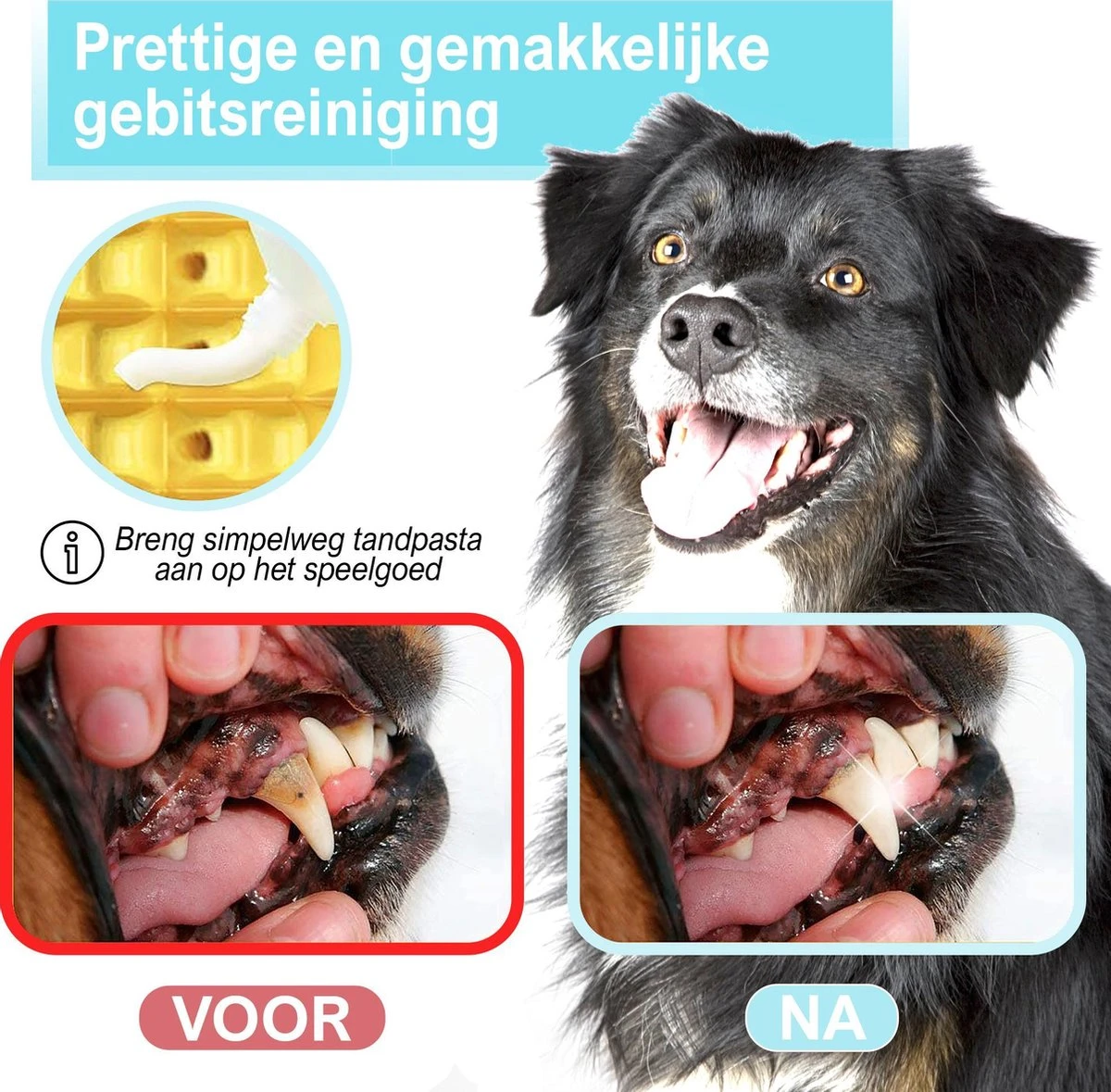 Merkloos Corn Dog Toothbrush - Honden Speelgoed - Hondenspeelgoed - Honden Tandenborstel - Gezond Dieet - Hondenspeeltje - Honden Speelgoed Intelligentie - Afbeelding 6