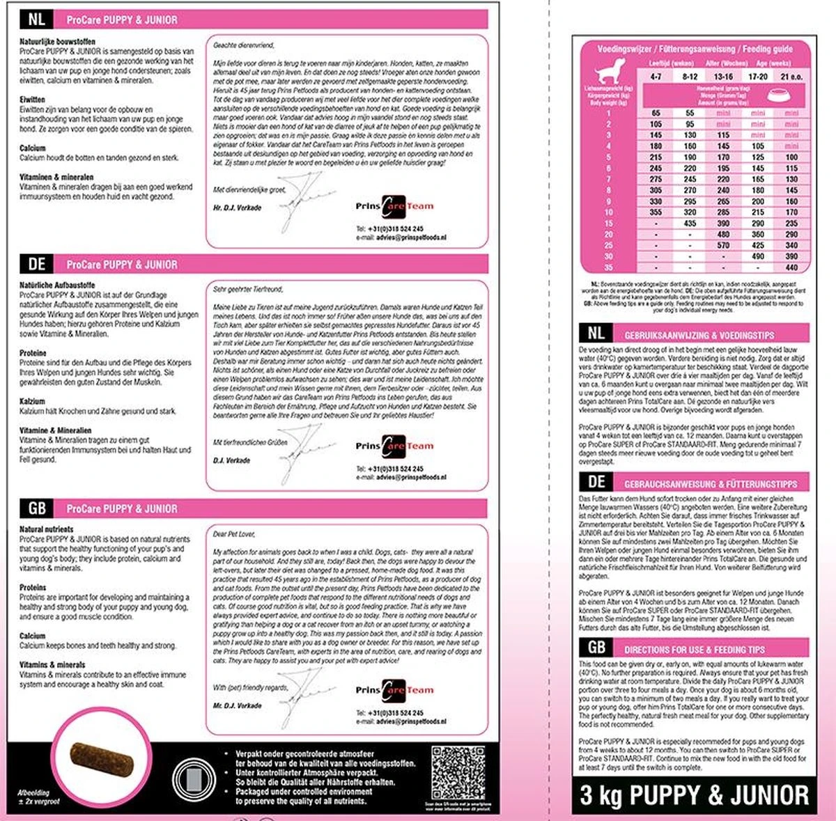 Prins Procare Puppy/Junior - 7.5 KG - Afbeelding 7