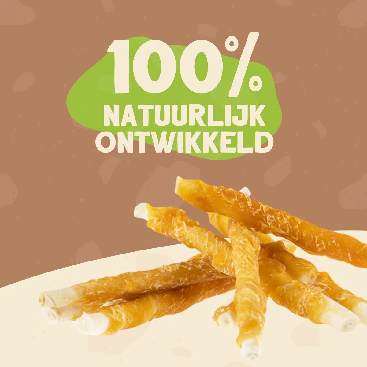 Petstyleliving Gedraaide Sticks Met Kip - Voordeelzak 100 Stuks 12,5cm - Hersluitbaar - Hondensnacks - Kauwstaaf - Afbeelding 5