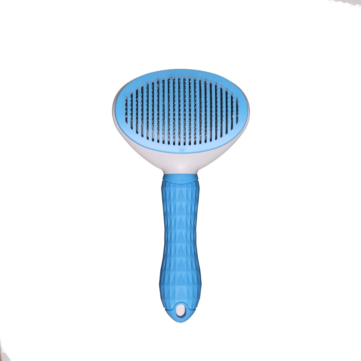 Lorell Pet Company Kattenborstel/Hondenborstel - Borstel Voor Langharig/kortharig -Hondenhaar En Kattenhaar Verwijderaar - Blauw - Afbeelding 4