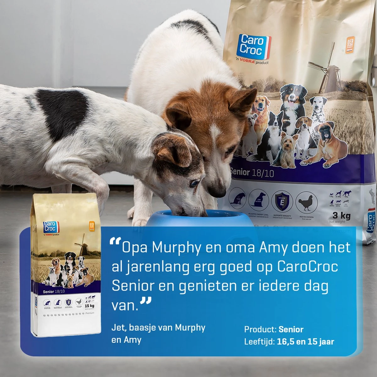 Carocroc Senior Silver 18/10 - Hondenvoer - 15 Kg - Afbeelding 11