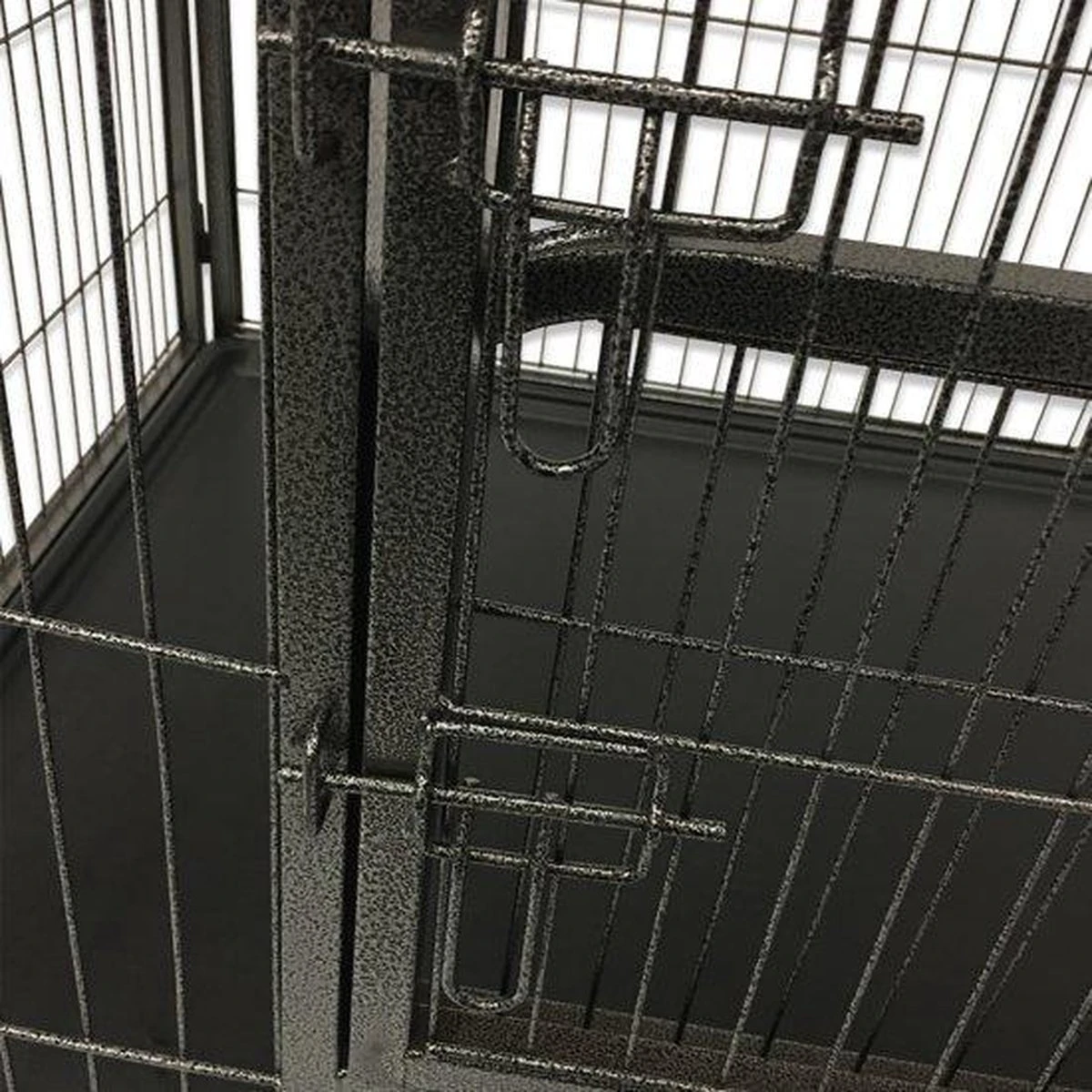 MaxxPet Puppyren - Hondenbench - Puppykennel - Hondenren - 125 X 78 X 80 Cm - Zwart - Afbeelding 4