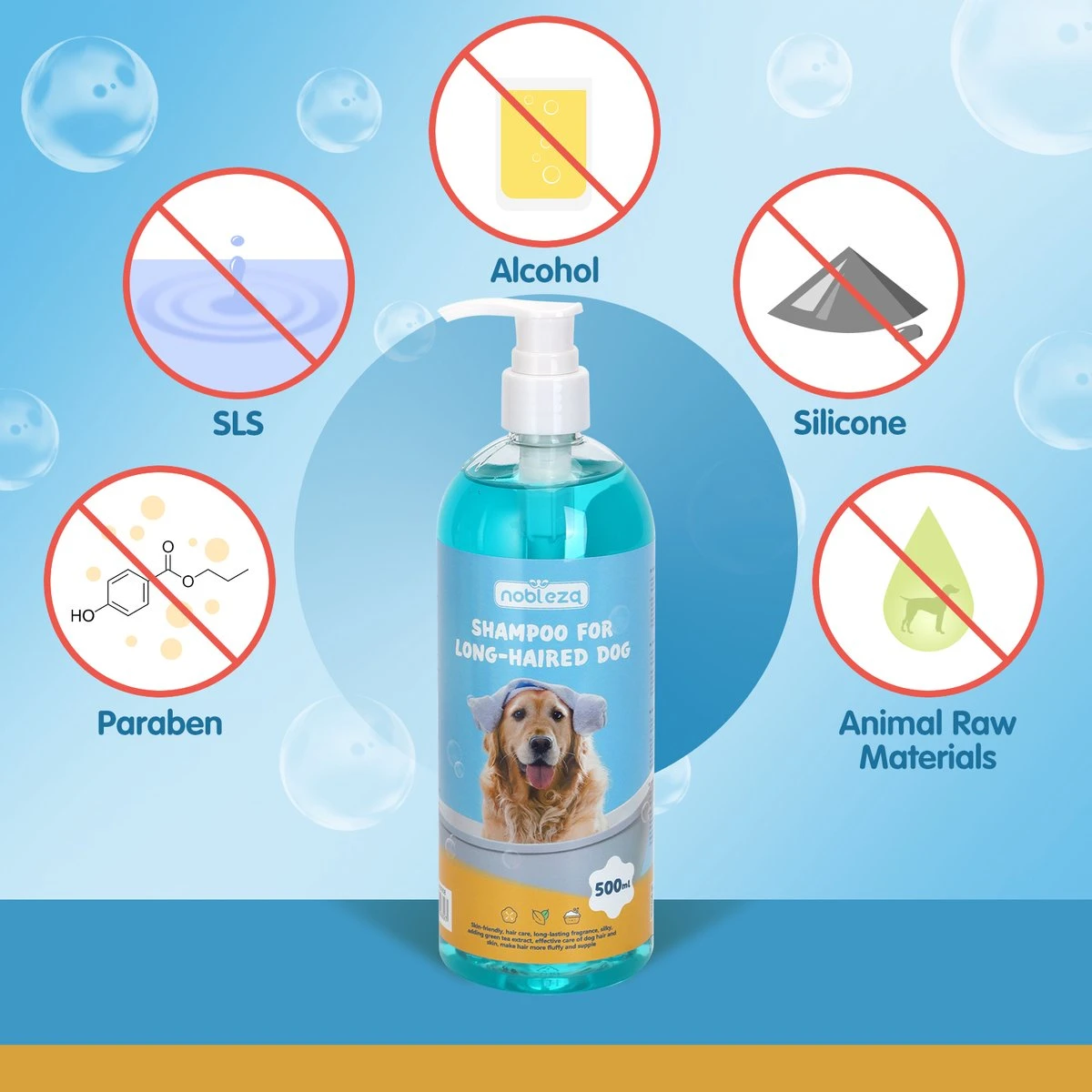 Nobleza ZWN - Hondenshampoo - 500 Ml - Shampoo Voor Honden - Afbeelding 7