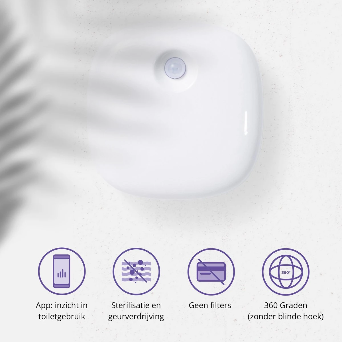 Pettadore Air Insight - Kattenbak Geurverdrijver & Teller - Actieve Zuurstof En Ionen - Oplaadbaar - Met App - Afbeelding 10