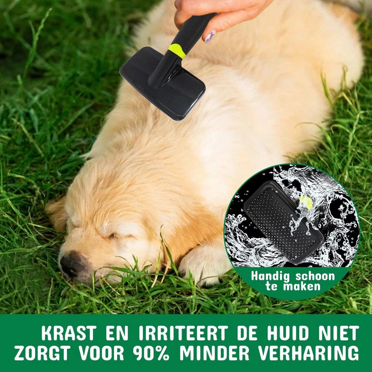 Mister Mill Professionele Set Honden Kattenborstel - Ondervachtkam Plus Slickerborstel - Afbeelding 4