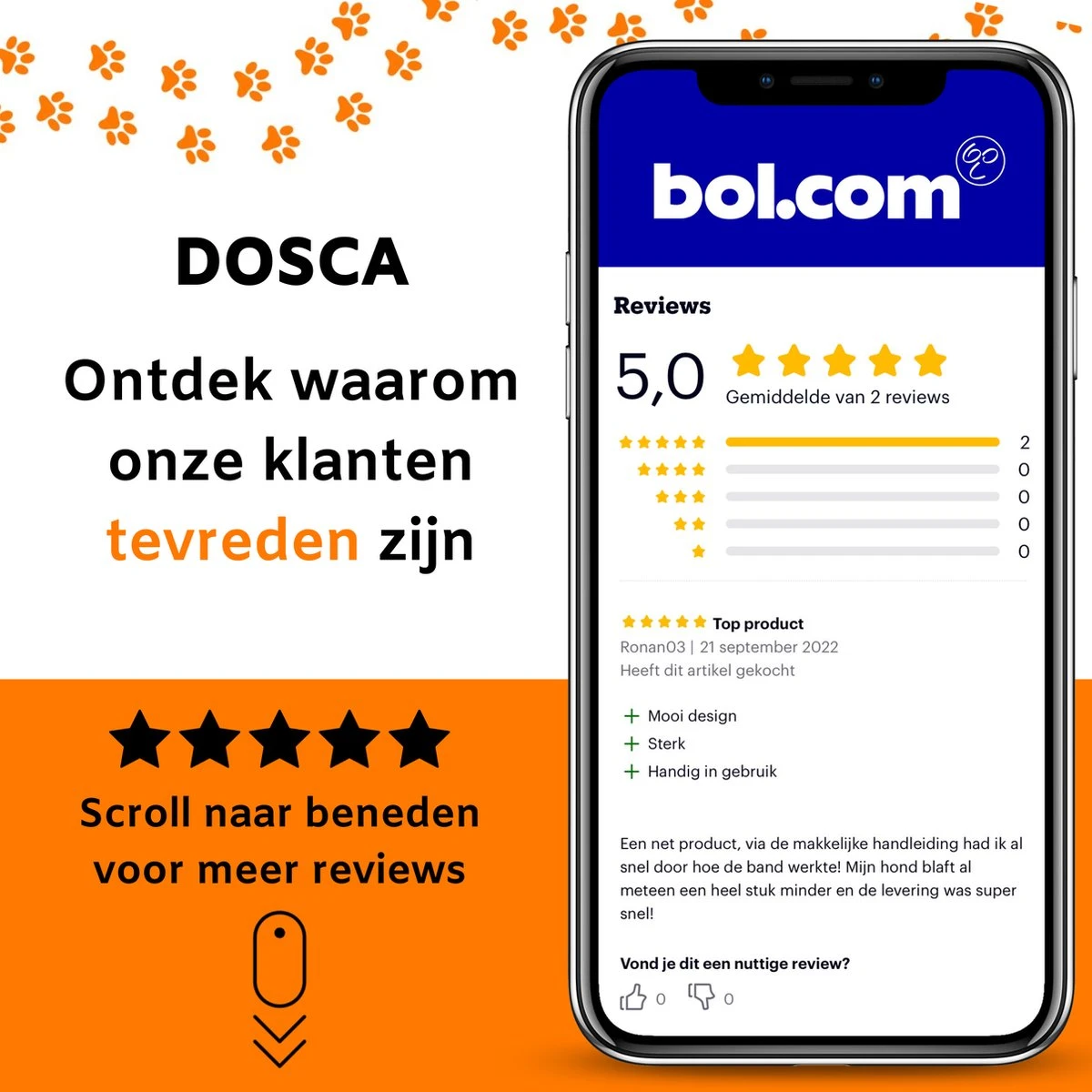 DOSCA® Anti Blafband - Anti Blaf Apparaat - Blafband Voor Honden - Zonder Schok En Diervriendelijk - Afbeelding 10