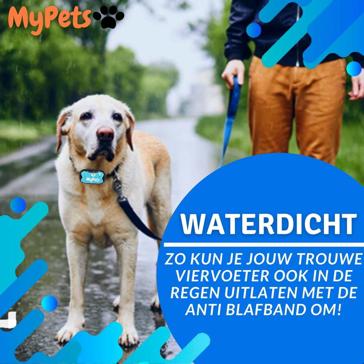 MyPets™ Anti-blafband - Anti Blaf Apparaat - Voor Kleine Honden En Grote Honden - Diervriendelijk - Opvoedingshalsband - Trainingshalsband - 2022/2023 Versie - Inclusief Batterijen - Afbeelding 4