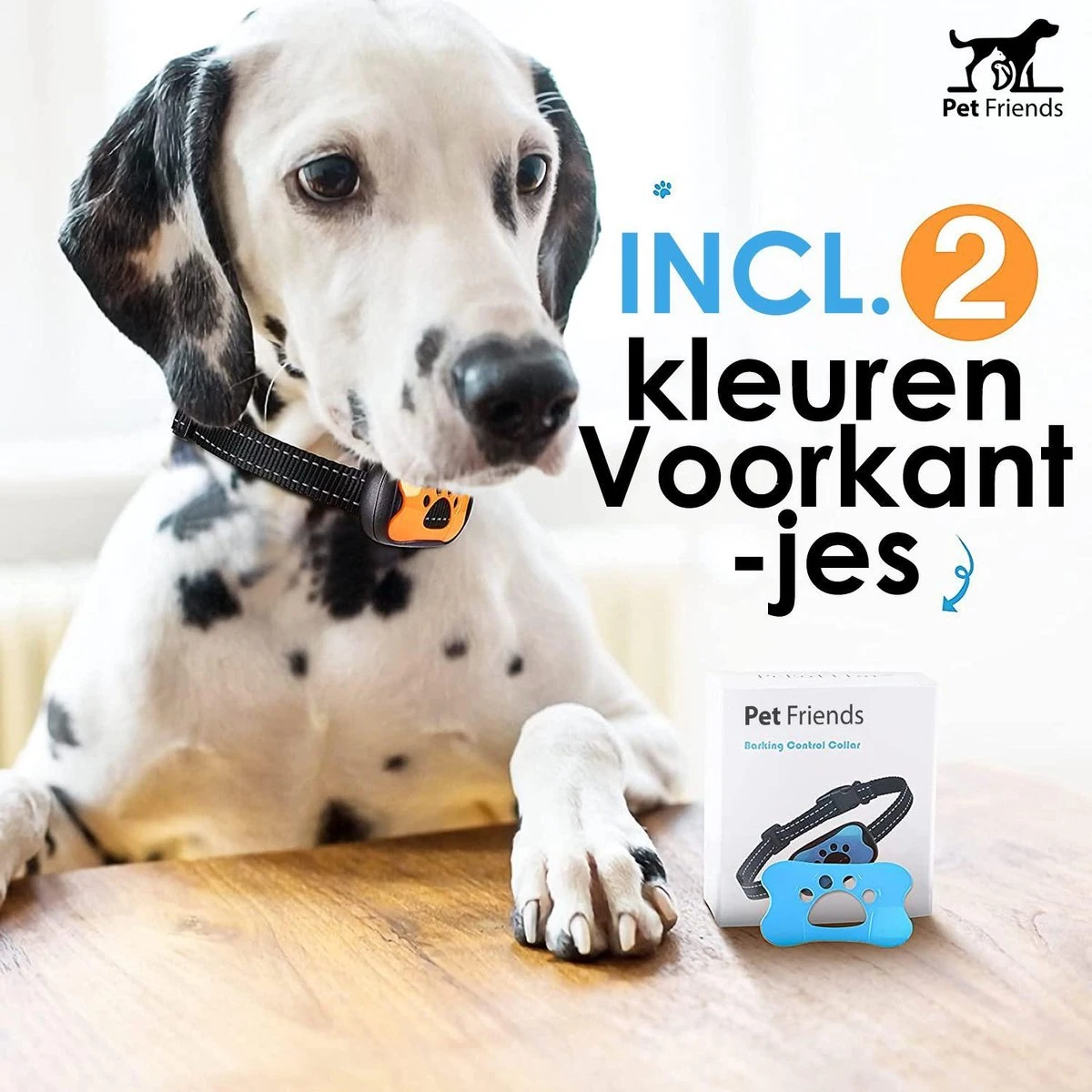 PetFriends Anti Blafband Zonder Schok - Gratis Hondenfluit - USB Oplaadbaar - Anti Blaf Apparaat - Opvoedingshalsband - Voor Grote En Kleine Honden - Afbeelding 5