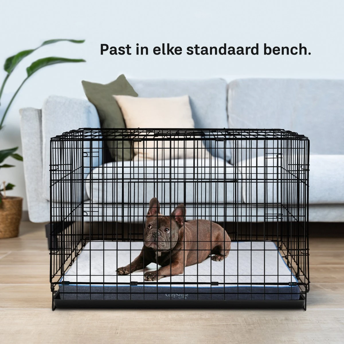 CozySense® - Orthopedisch Hondenkussen - Hondenkussen 75 X 45 Cm - Ook Geschikt Als Benchkussen & Hondenbed - Hondenkussen Bank - Traagschuim - Waterdicht - Wasbare Hoes - Maat M - Afbeelding 5