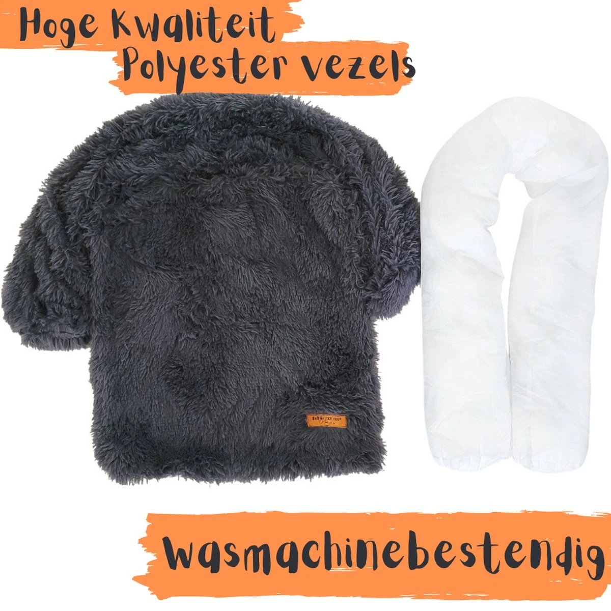 Origineel Hondendeken Voor Bank– Hondenkleed Fluffy – Pluche Hondenbed - Hondenmand Premium - Volledig Afritsbaar - Afbeelding 9