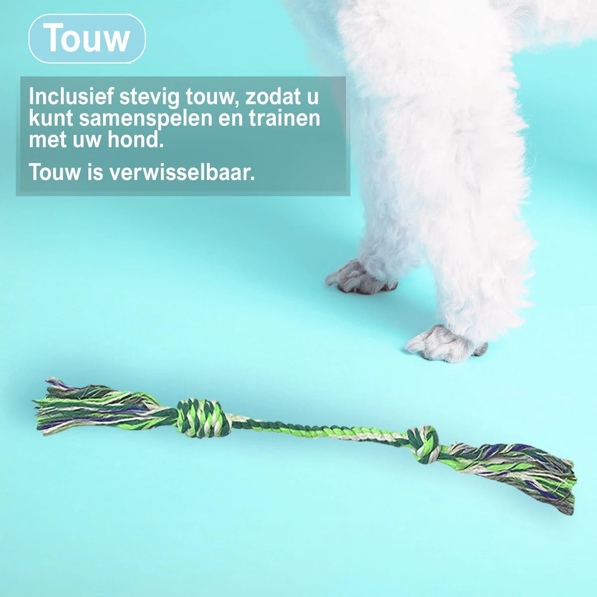 Merkloos Corn Dog Toothbrush - Honden Speelgoed - Hondenspeelgoed - Honden Tandenborstel - Gezond Dieet - Hondenspeeltje - Honden Speelgoed Intelligentie - Afbeelding 9
