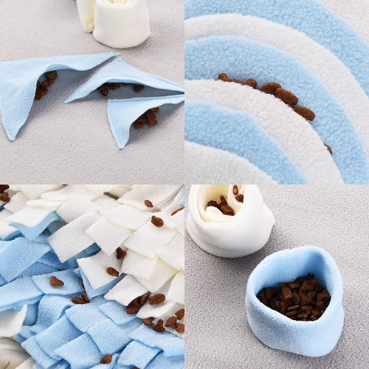 SNUFFIES® Snuffelmat Rocky 100x60cm - Snuffelmat - Snuffelmatten - Snuffelmat Hond- Intelligentie Speelgoed Hond - Hondenspeeltjes - Puppyspeelgoed - Afbeelding 3