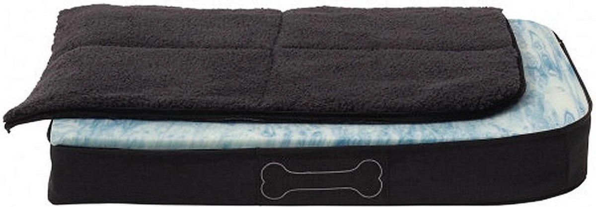 Sun Garden Pallina Orthopedisch Hondenkussen 120x80x27cm Antraciet/Grijs - Afbeelding 6