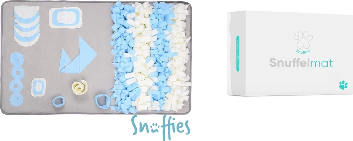 SNUFFIES® Snuffelmat Rocky 100x60cm - Snuffelmat - Snuffelmatten - Snuffelmat Hond- Intelligentie Speelgoed Hond - Hondenspeeltjes - Puppyspeelgoed - Afbeelding 9