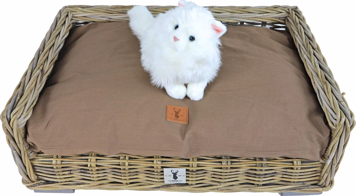 Boony Hondenkussen Est1941 70 X 50 Cm Polyester Bruin - Afbeelding 4