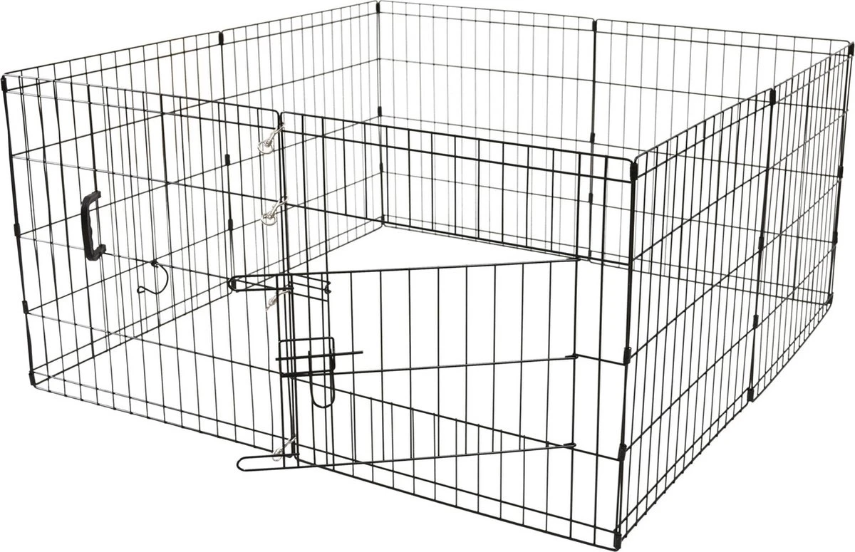 Adori Puppy Ren Zwart - Hondenbench - 61x76 Cm - Afbeelding 2