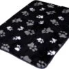 Lovely Nights Vetbed/kleed Blue With 2 Color Print Paw Met Bies 120x75 Rechthoek