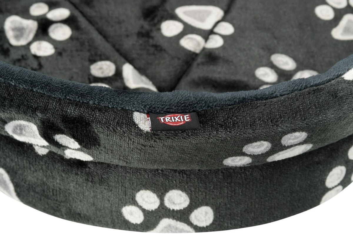 Trixie Hondenmand Jimmy Ovaal Zwart Met Pootprint (44X35 CM) - Afbeelding 6