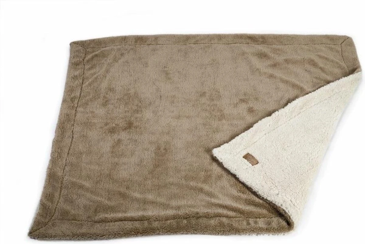 Designed By Lotte Wush - Hondendeken - Beige/Bruin - 150x125 Cm - Afbeelding 2