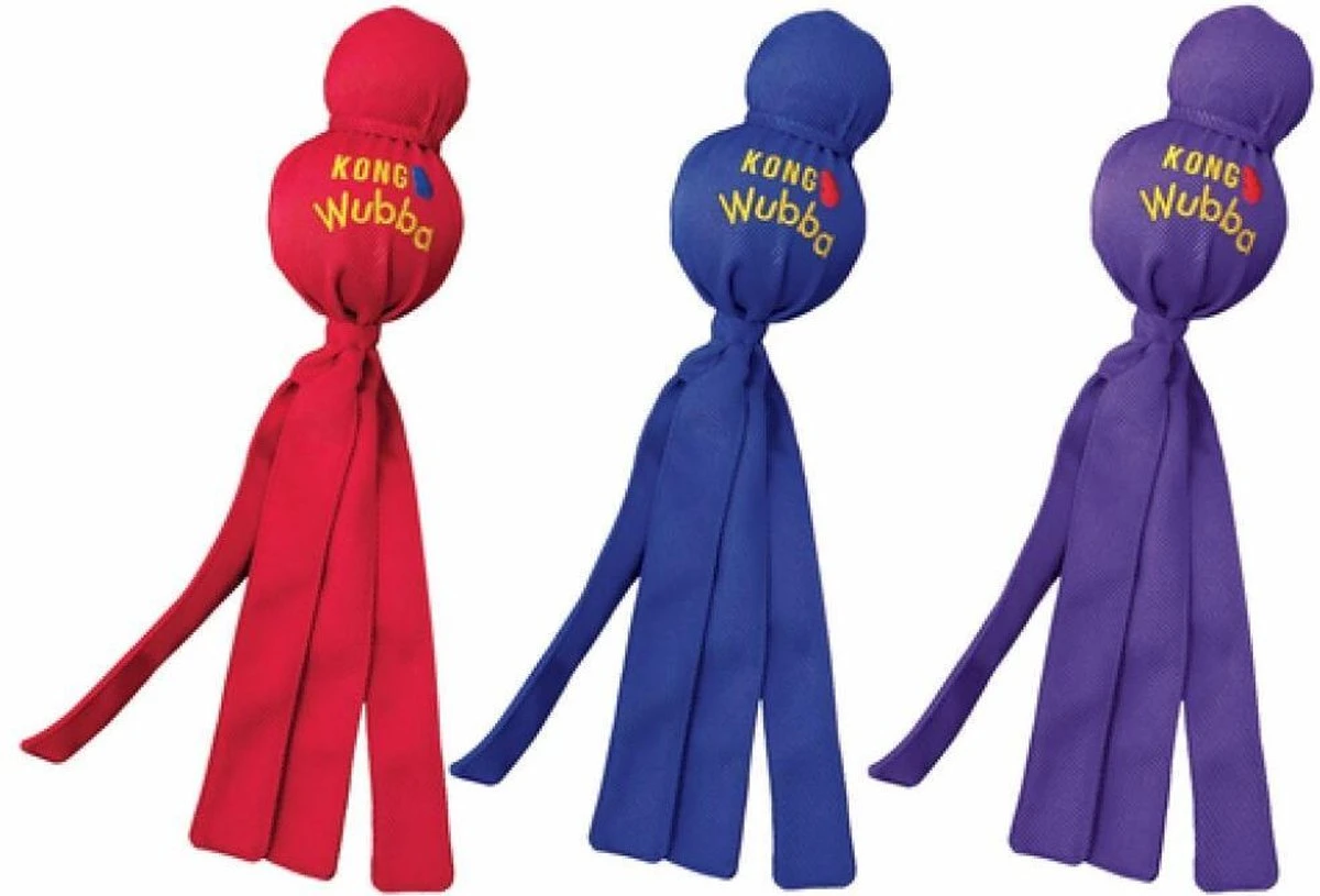 Kong Wubba - Hondenspeelgoed - Assorti - S: 24 Cm