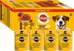 Pedigree Honden Natvoer, Adult Selectie In Gelei, Multipack, (40 X 100g), 4 Kg