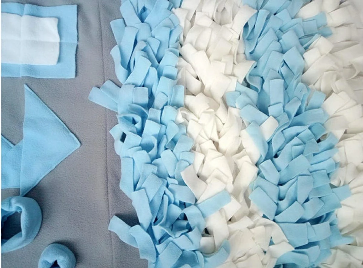 Snuffelmat - Snuffelmat Hond - Denkspelletjes Voor Honden - GRATIS 2 Trektouwen - Snuffelmatten - Snuffelmat Voor Honden - Afbeelding 4