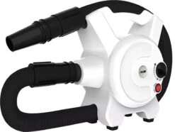 Hondenfohn - Waterblazer Met Draaiknop - 2400W Vermogen Met Warme En Koude Stand - Wit