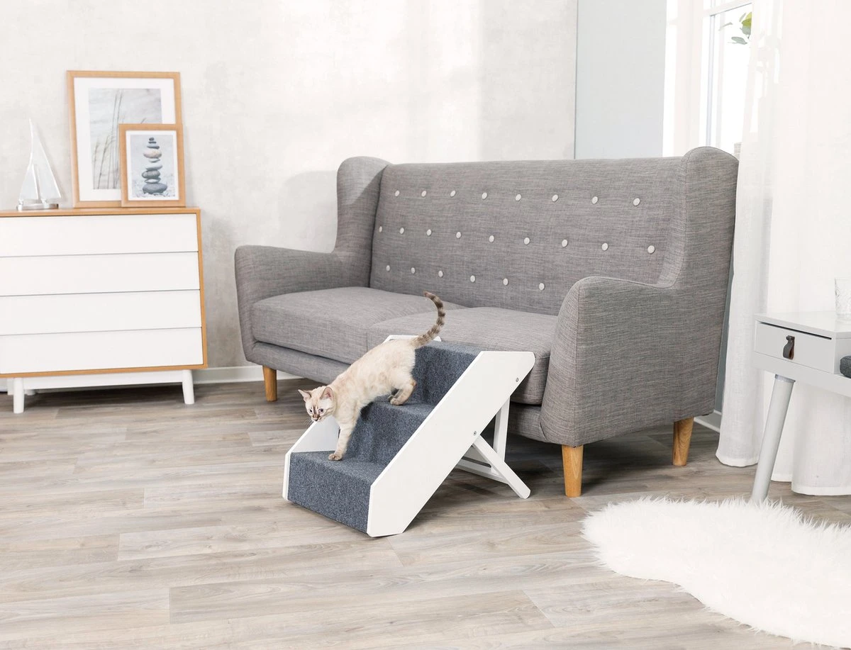 Trixie Trap In Hoogte Verstelbaar Wit - 40X67 CM - Afbeelding 5