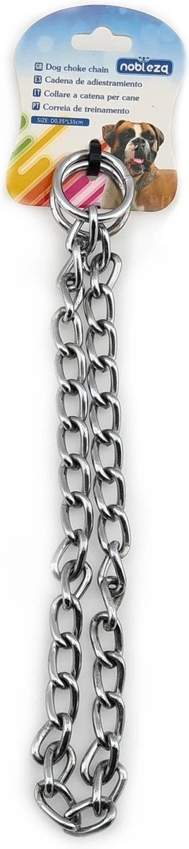 Nobleza Slipketting Hond - Sliphalsband - Trainingshalsband - Hondenketting - Maat L