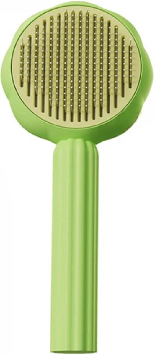 QT Petshop - Haarverwijderaar Voor Huisdieren - Groene Kattenborstel - Furminator Hondenborstel - Anti-Klit - Diervriendelijk - Dierenverzorging