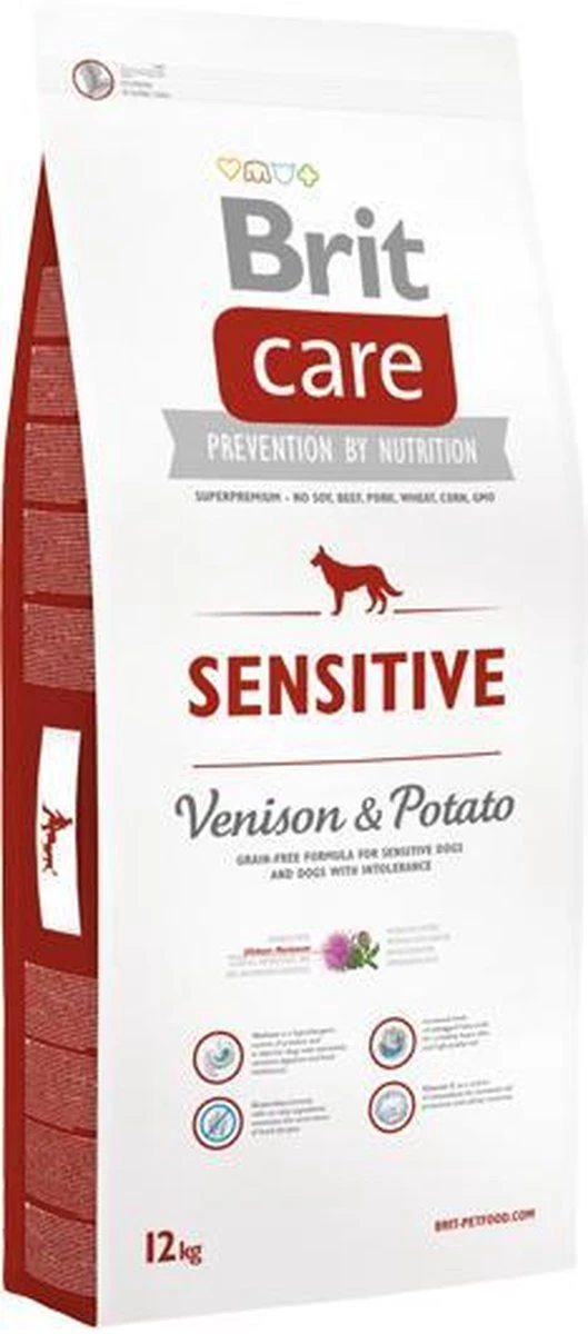 BRIT Care Hypo Allergeen Sensitive Hert&aardappel 12kg - Afbeelding 2